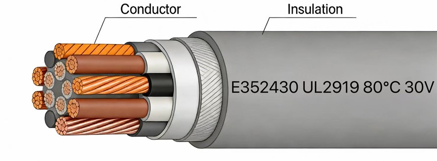 UL2919 Low Voltage Laptop Power Cable UL2919 Low Voltage Laptop Power Cable